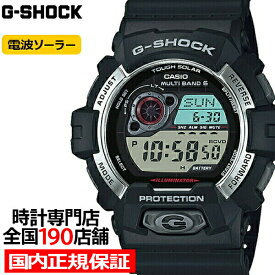 【18日はポイント最大45倍＆10%OFFクーポン！】G-SHOCK GW-8900-1JF カシオ メンズ 腕時計 電波ソーラー デジタル ブラック 8900 国内正規品