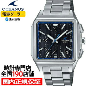 オシアナス クラシックライン 角型 OCW-T5000-1AJF メンズ 腕時計 電波ソーラー Bluetooth チタンバンド 国内正規品 カシオ 日本製