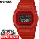 《12月5日発売》G-SHOCK アイコニック スタイルズ レッド ブラックアクセント DW-5600RRB-4JF メンズ 腕時計 電池式 デジタル スクエア 樹脂バンド 反転液晶 国内正規品 カシオ