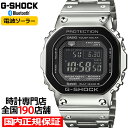 【10%OFFクーポン21日9:59迄！】《10月10日発売》G-SHOCK フルメタル ブラックベゼル GMW-B5000BT-1JF メンズ 腕時計 電波ソーラー Bluetooth デジタル スクエア 反転液晶 国内正規品 カシオ 日本製