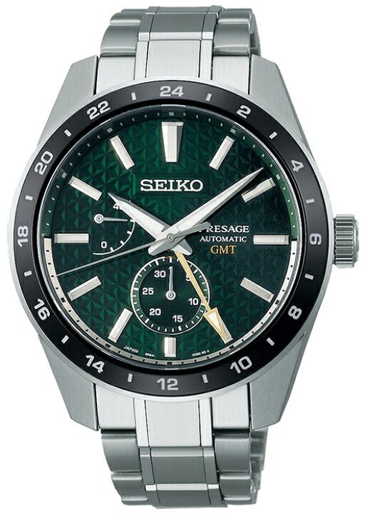 楽天市場】セイコー プレザージュ シャープエッジドシリーズ GMT 