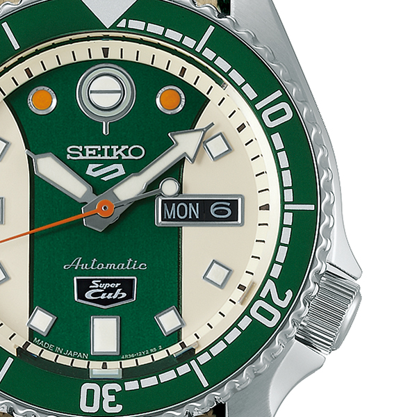限定 新品 セイコー5 スポーツ スーパーカブ SBSA181 自動巻き 日本製 腕時計(アナログ) オンライン卸売価格