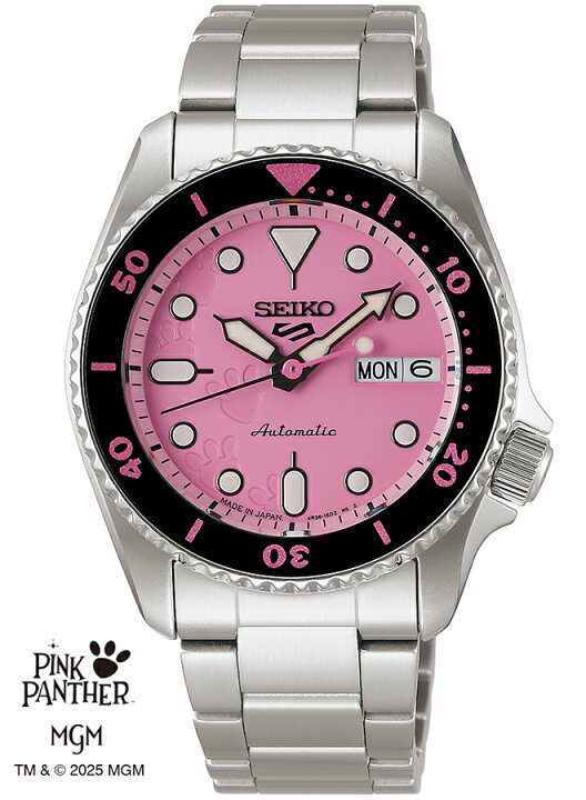 楽天市場】セイコー 5スポーツ SKX ピンクパンサー コラボレーション 