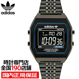 adidas アディダス STREET ストリート DIGITAL TWO デジタルツー AOST22073 メンズ 腕時計 電池式 デジタル ブラック