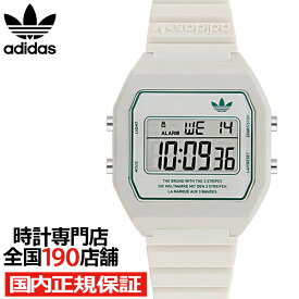 【ポイント最大64倍＆最大2000円OFFクーポン】adidas アディダス STREET ストリート DIGITAL TWO デジタルツー AOST23557 メンズ レディース 腕時計 電池式 デジタル 樹脂ベルト ホワイト