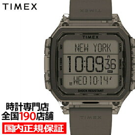 【20時～ポイント最大60倍＆最大2000円OFFクーポン】TIMEX タイメックス Command Urban コマンドアーバン TW2U56400 メンズ 腕時計 電池式 クオーツ デジタル グレー