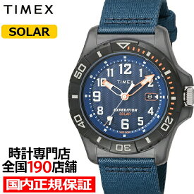 【期間限定10%OFFクーポン＆DEAL対象品さらに+2%還元】TIMEX タイメックス Expedition Free-dive Ocean エクスペディション フリーダイブ オーシャン TW2V40300 メンズ 腕時計 ソーラー ナイロンバンド ブルー