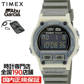 タイメックス アイアンマン 8ラップ アブガルシア コラボレーションモデル TW5M54800 メンズ 腕時計 デジタル