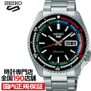 【10%OFFクーポン21日9:59迄！】セイコー 5スポーツ SKX スポーツ スタイル レトロカラーコレクション SBSA221 メンズ 腕時計 メカニカル 自動巻き ブラック 日本製