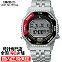《11月14日発売/予約》セイコー セレクション Sシリーズ A829 ロトコール 復刻モデル アストロノート SBJG019 メンズ 腕時計 クオーツ 電池式 デジタル ブラック レッド