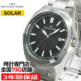 ザ・クロックハウス MBC1004-BK2A ビジネスカジュアル メンズ 腕時計 ソーラー ステンレス ブラック 雑誌掲載 THE CLOCK HOUSE