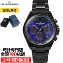 【ポイント最大57倍＆最大2000円OFFクーポン！】《11月1日発売》ザ・クロックハウス エッジ ソーラー クロノグラフ 2025 限定モデル 月光 MBC1008-NV1ALIM メンズ 腕時計 ネイビーグラデーションダイヤル