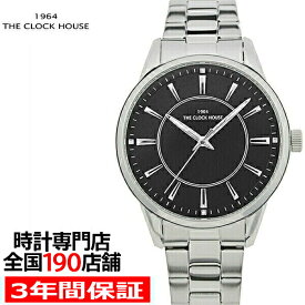 ザ・クロックハウス MBC5003-BK1A ビジネスカジュアル メンズ 腕時計 クオーツ ステンレス ブラック リーズナブル THE CLOCK HOUSE