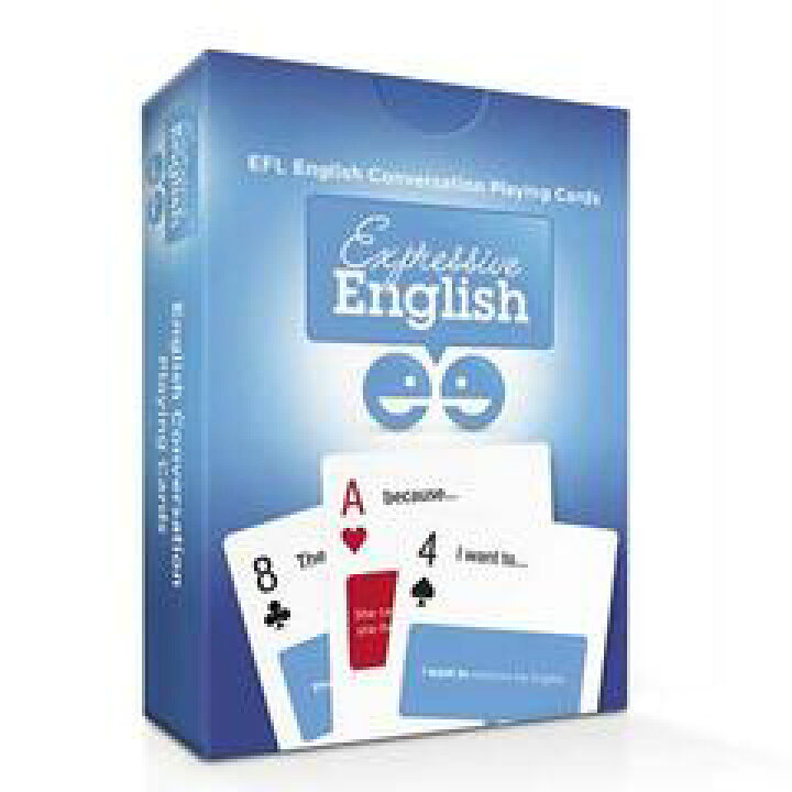 楽天市場 送料無料 Expressive English カードゲーム 英語パッケージ版 英会話トランプ 第2版 英会話 英語教材 The English Store