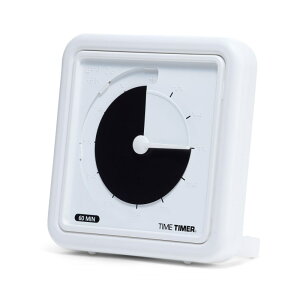 !I^C^C}[ TIME TIMER yBRAILLE 19cm 60 uC ubNfBXN ԊǗ wK^C}[z TTA1-EB-BK-W Ki