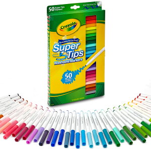 !IN Crayola y}[J[ ŗƂ }[J[y 50F Super Tipsz Ki 585050