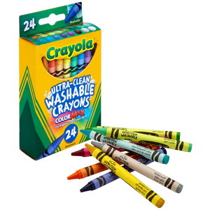 N Crayola yG łƂN 24F Ultra Clean Washable Crayonsz 526924 Ki