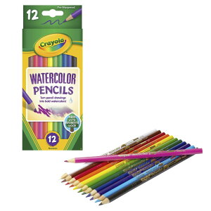 N Crayola yG ʂ낦҂ 12F Watercolor Pencilsz 684302 Ki