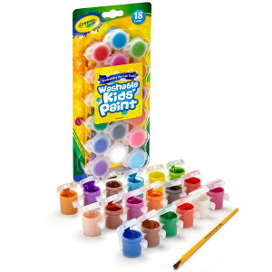 N Crayola yG łƂLbYG̋ 18F ~jZbg uVt Washable Kid's Paint 18 Colorsz 540125 Ki