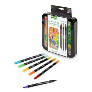 !IN Crayola yG VOl`[ cCJ[XPb`y 32F Signature Sketch & Detail Dual-Tip Markersz 586511 Ki