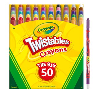 !IN Crayola ycCX^uN 50F Twistables Crayons the Big 50 G Joz 523420 Ki
