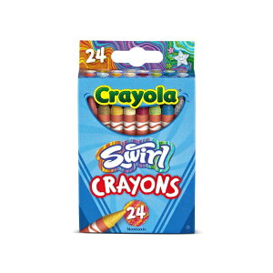 N Crayola yX[N 24F Swirl Crayons G uhJ[ QJ[z 523439 Ki