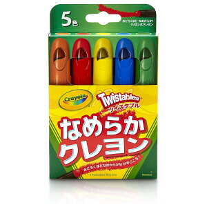 N Crayola ycCX^u Ȃ߂炩N 5F Twistables Slick Stix Super-Smooth Crayons 5 G Joz 529505 Ki