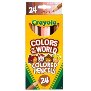 ��������!�I�N������ Crayola �y���F �F����҂� 24�F �J���[�I�u�U���[���h ���E�̂��F�B Colors of the World�z 684607 ���K�i