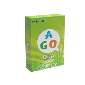 AGO エーゴ 【カードゲーム Q&A グリーン (レベル2) 第2版 AGO Card Game Q&A Green (Level2) 2nd Edition 英語 教材 ゲーム 】正規品