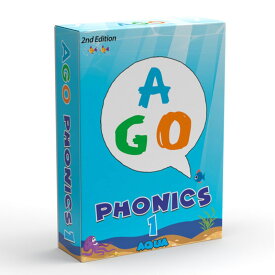 AGO エーゴ 【カードゲーム フォニックス アクア (レベル1) 第2版 AGO Card Game Phonics Aqua (Level1) 2nd Edition 英語 教材 ゲーム 】正規品