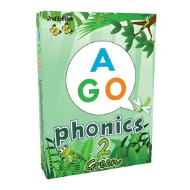 AGO エーゴ 【カードゲーム フォニックス グリーン (レベル2) 第2版 AGO Card Game Phonics Green (Level2) 2nd Edition 英語 教材 ゲーム 】 正規品