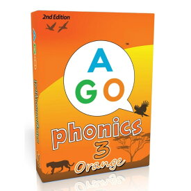 AGO エーゴ 【カードゲーム フォニックス オレンジ (レベル3) 第2版 AGO Card Game Phonics Orange (Level3) 2nd Edition 英語 教材 ゲーム 】 正規品