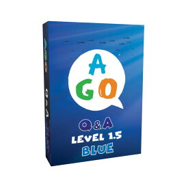 AGO エーゴ 【カードゲーム ブルー レベル1.5 AGO Q&A Blue (Level 1.5) AGO Card Game 英語 教材 ゲーム 】 正規品