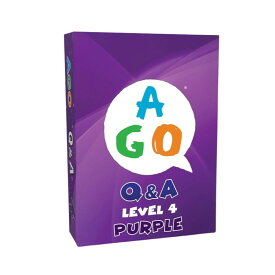 AGO エーゴ 【カードゲーム Q&A パープル (レベル4) AGO Phonics Purple (Level 4) 英語 教材 ゲーム 】正規品