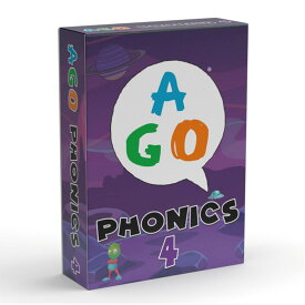 AGO エーゴ 【カードゲーム フォニックス パープル (レベル4) AGO Phonics Purple (Level 4) 英語 教材 ゲーム 】 正規品