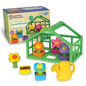 !I[jOE\[VY Learning ResourcesyFƐwڂI Ԃ̉Zbg Growing Greenhouse Color & Number Playset  Fсz LER3605 Ki