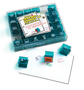 送料無料!【ジャンボスタンプセット 教師用】Jumbo Teacher Stamps英語教室 英会話教室 先生スタンプ ごほうびスタンプ こども英語