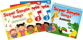 送料無料！【Super Simple Songs 第2版 1.2.3 + Animals CD Set】英語の歌 子ども英語 幼児英語 英会話 スーパーシンプルソング