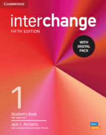 【Interchange 5th Edition 1 Student's Book with Digital Pack】&nbsp;&nbsp;(最新版)&nbsp;英語教材 英会話 文法・スピーキング・リスニング