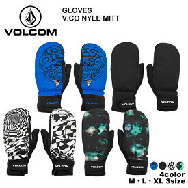 ＼2023・2024年新作／ Volcom ボルコム スノーボード V.CO NYLE MITT スノボ グローブ ミトン 手袋 厚手 防寒 防風 保温 防水 撥水 滑り止め アウトドア スノー スキー てぶくろ 登山 雪遊び スキー手袋 スキーグローブ スノボー ウィンタースポーツ スキー用品 冬