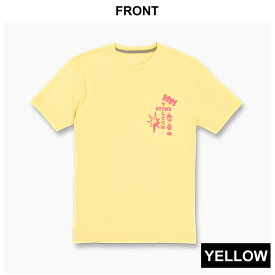 ＼2023年新作／ Volcom/ボルコム Tシャツ HEAVY LIVING SHORT SLEEVE TEE SHIRT - YELLOW FLASH