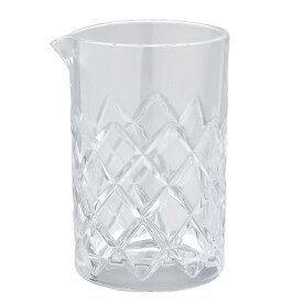【ミキシンググラス】【矢来ミキシングカップ（ガラス製）大】切子ガラス手法/カクテル用品/バー用品/バーツール/バーテンダー/カクテル/バー/BAR/フレア/FLAIR