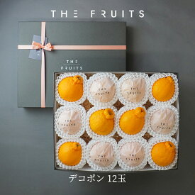 【寒中見舞いに】THE FRUITS 香川県 愛媛県 和歌山県 熊本県 デコポン 12玉 等級 赤秀 中大玉（2L） 以上 高級 内祝い お返し 出産内祝い 内祝 快気祝い 結婚内祝い 御中元 お供え 御供 ギフト かんぺい 甘平 不知火 フルーツ 果物 希少 柑橘 蜜柑 みかん 贈答用 贈答品