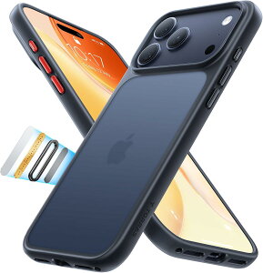 TORRAS iPhone17 / iPhone17Pro / Air P[X Ki ϏՌ Xgbvz[t Yی  }bg Guardian ubN