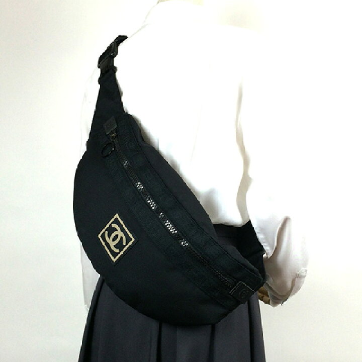 楽天市場】シャネル CHANEL スポーツライン バナナバッグ ウェスト 