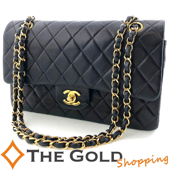 楽天市場】シャネル CHANEL マトラッセ25 ラムスキン Wフラップ 