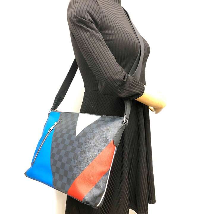 楽天市場】ルイヴィトン LOUIS VUITTON ミックPM ダミエ・コバルト 
