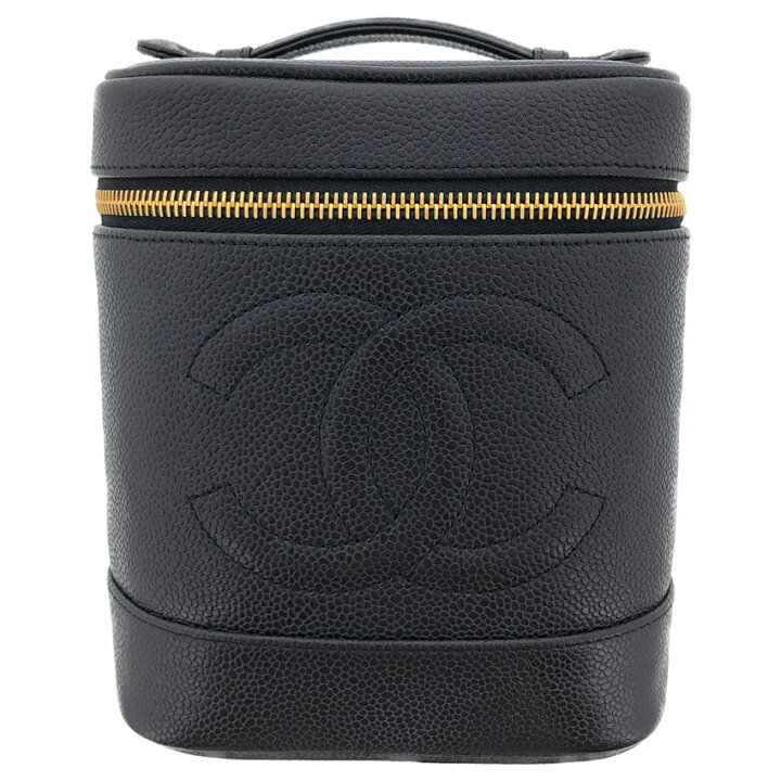 楽天市場】シャネル CHANEL バニティ バッグ キャビアスキン ブラック 