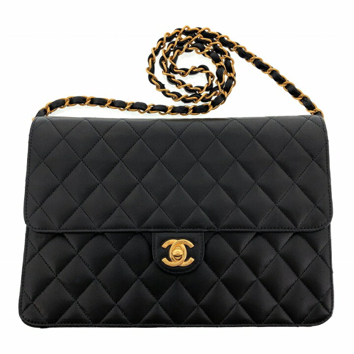 楽天市場】シャネル CHANEL マトラッセ 25cm ラムスキン シングル 