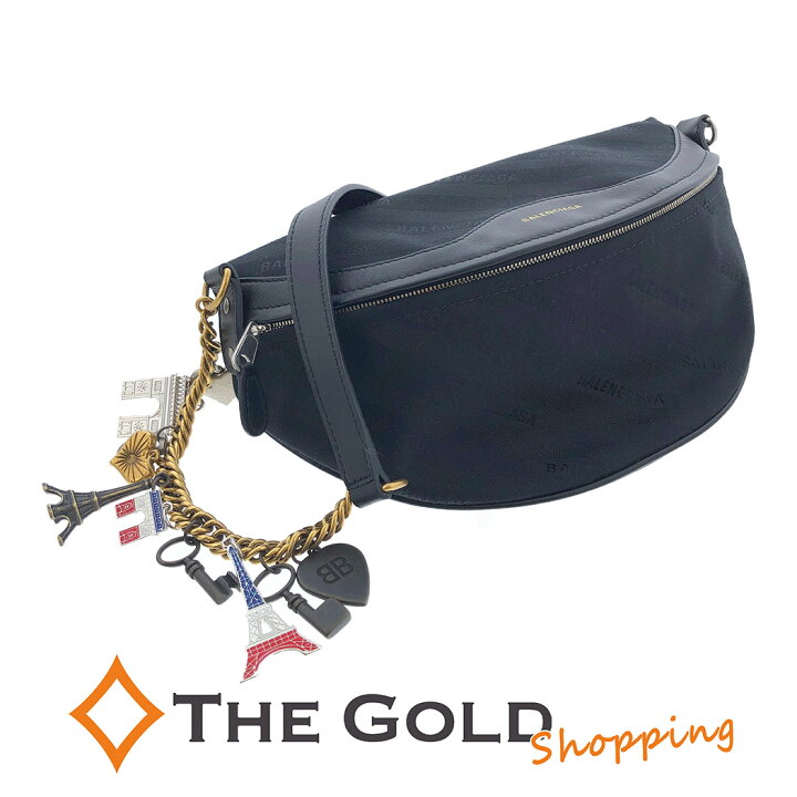 楽天市場】バレンシアガ□スーベニアXS ジャガードロゴ ボディバッグ 